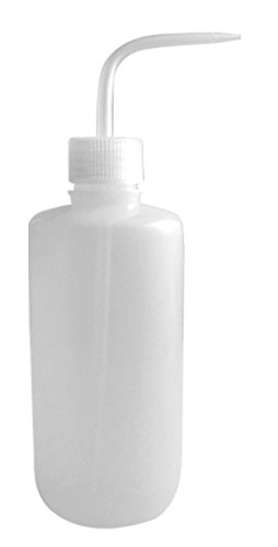 FOONEE 500ml White Plastic Capacity Tattoo Wash Clear Green Soap Squeeze Bottle