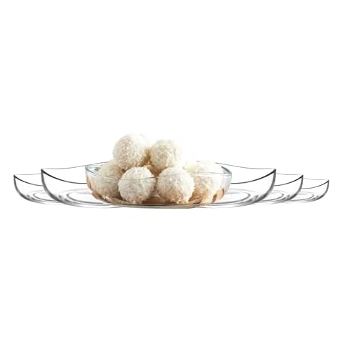 NORDIC SCHILLER Set of 6 Glass Bowls Cover