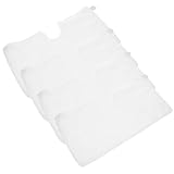 Veemoon 4 Stück Küchenreinigungswerkzeuge Dampfbesen Ersatzpads Steam Cleaner Pads Dampfbesen Mop Pads Haushaltsreinigungswerkzeuge Ersatztücher White