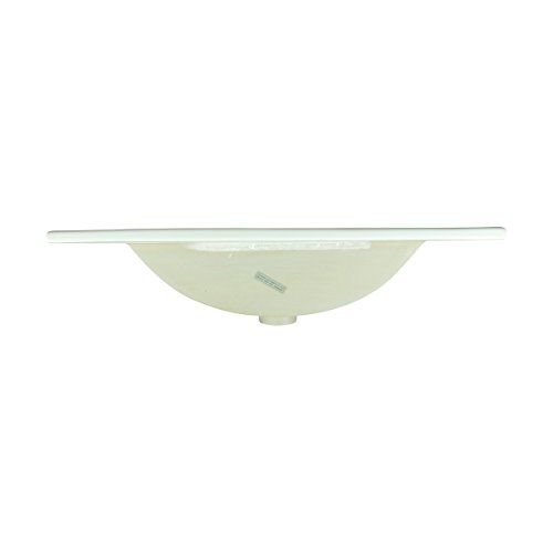 Renovators Supply Manufacturing Luke 24" Drop-In Self-Rimming Rectangular Bathroom Sink In White With Overflow #TOP3