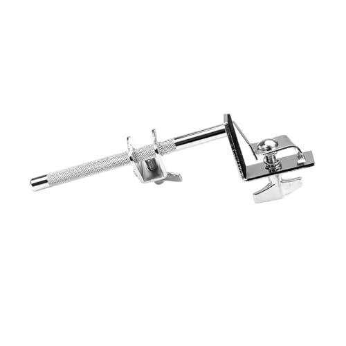 Soporte de abrazadera para cowbell FRCOLOR de 154 mm, soporte fijo para cowbell compatible con hardware estándar de batería miniatura 1