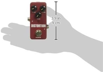 Distortion Guitar Pedal, Mini Effect Pedal Processor of Classic Distortion Tone Effect Universal for Guitar and Bass,Exclude Power Adapter - KOKKO (FDS2)