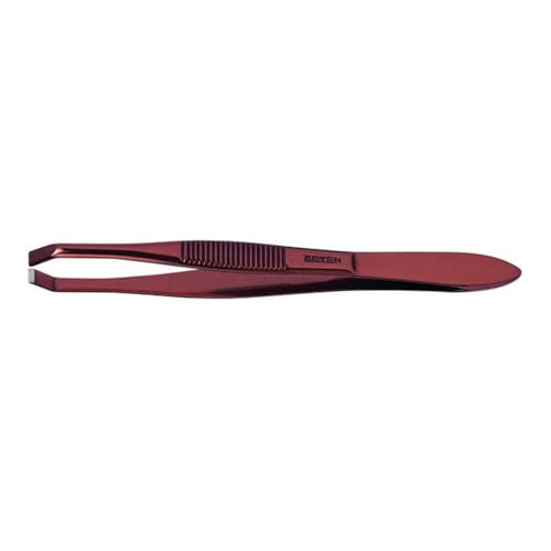 PINZA DE DEPILAR COBREADA PUNTA CANGREJO 8,3 CM