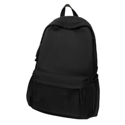 16.54 Inch Backpack for Men Women, Bookbag Waterproof Lightweight Backpack Rucksack Casual Daypack Bag (Black)