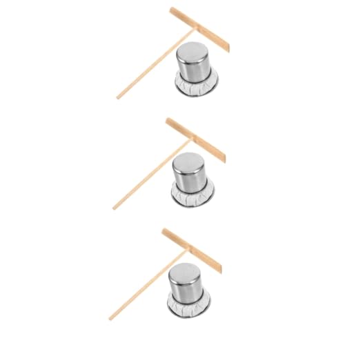 HANABASS 3 Sets Pancake Crepe Oil Applicator Brush Basting Oil Spreader for Non-stick Pans