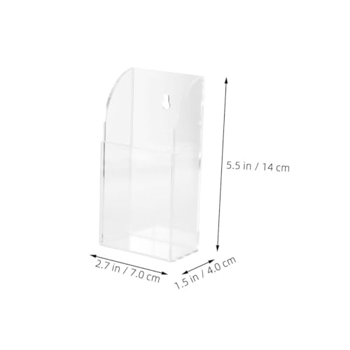 Organiseur télécommande acrylique Operitacx support mural 6pcs - 8