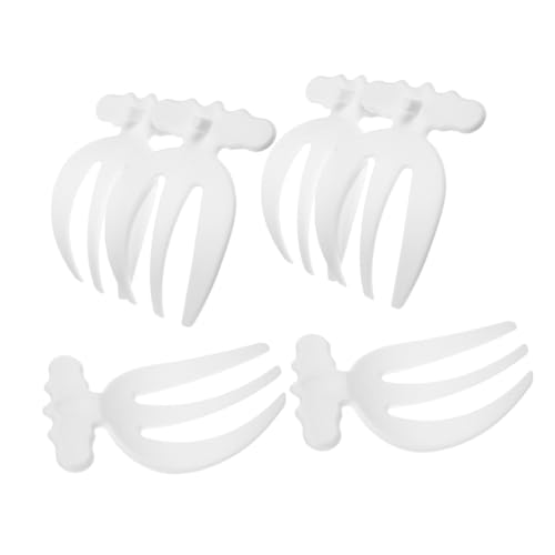 OKUMEYR 6pcs Household Salad Forks: Plastic Salad Claws For Stirring And Serving - Multifunctional Kitchen Utensils For Home And Events