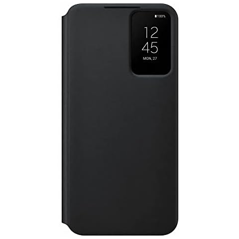 Samsung S22+ Smart Clear View Cover Black Cover