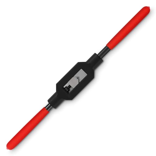 Image of WILLBOND Adjustable Tap Wrench M5-M20 Ratcheting Tap Handle Tool for Reamer for Automotive Thread Repair, Pre-oiled for Protection (1 /4 inch-3 /4 inch)