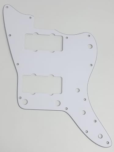 US Jazzmaster �p ���Y���R���g���[���Ȃ� �X�^�C�� �M�^�[ �s�b�N�K�[�h �p�[�c (3�w�z���C�g)