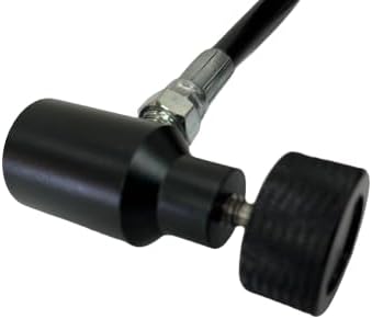 Miniatura 4 de Control remoto de tanque de paintball resistente, funciona con todas las pistolas y tanques de paintball, color negro