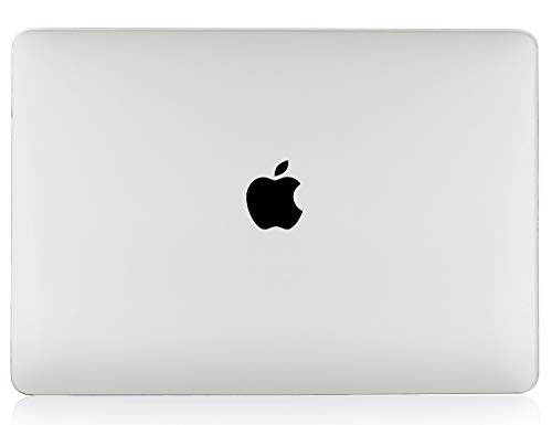 TECOOL Funda para MacBook Air 13 Pulgadas M1 A2337 A2179 A1932, 2020 2019 2018 Touch ID, Carcasa Protectora Dura de Plástico Brillante y Cubierta del Teclado Español, Cristal Transparente