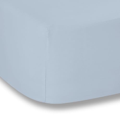 Percale Bianca plain dyed blue parure pour rafraîchir les nuits d'été chaudes - 8