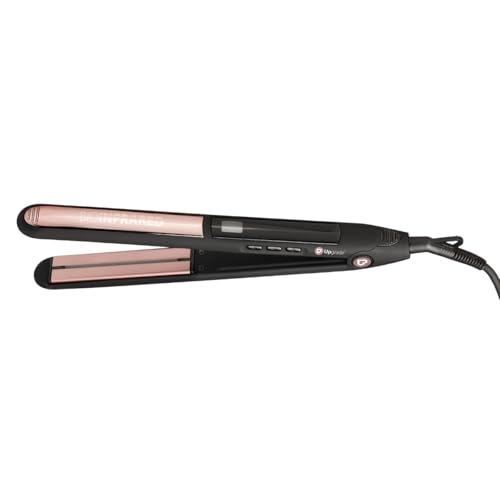 Upgrade - Piastra per Capelli Professionale Infrared - Slim - Con Elegante Design Rosa - Piattini Stretti - Per Tutte le Tipologie di Capello - Limited Edition