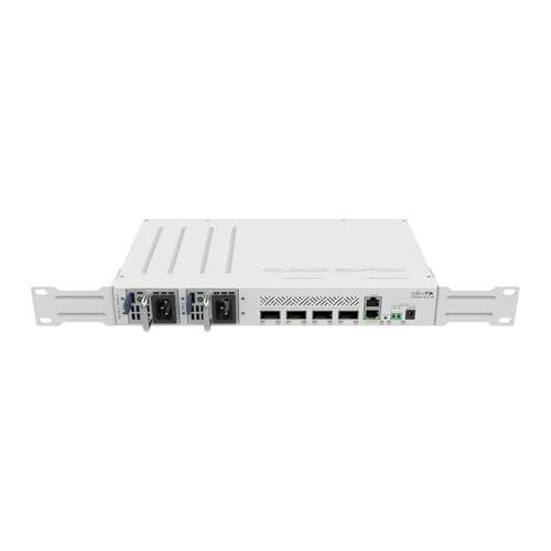Image of MikroTik CRS504-4XQ-IN Cloud Router Switch 650MHz 4xQSFP28 Compatible with 40G, 25G, 10G, and 1G Fiber Connections