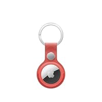 Apple AirTag FineWoven Key Ring — Coral ​​​​​​​