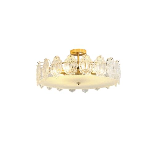 LEYWHEF E14 kristallen glazen lampenkap, industriële huishoudelijke verlichting, retro landelijke boerderij binnen hanglamp.(M)