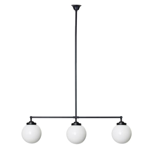 Lampe T Moonlight 3 lumières avec globe 20 Art Deco Trade pour salon