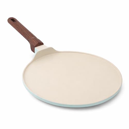 Image of Vinod Ceravit Ceramic Non Stick Dosa Tawa 27 cm | 100% Toxin Free | Tava for Dosa, Roti, Chapati & Uttapam | 5.2 mm Thick Bottom | PFAS & PFOA Free | Induction & Gas Compatible | Metal Spoon Friendly