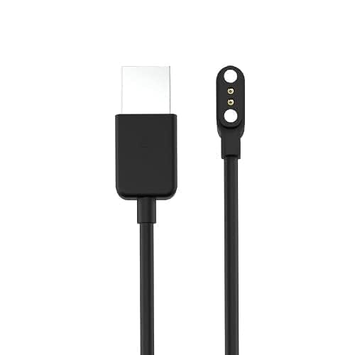 DUETMI Noise Colorfit Qube Smart Watch Charger 2 Pin USB Charger Magnetic Charging Cable Adapter (Noise Colorfit Ultra Charger), Black