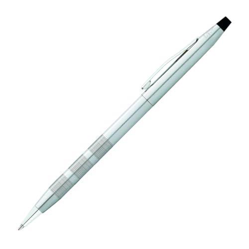 CROSS Classic Century - Stylo bille rechargeable - Pointe medium - Chrome satin - Écrin classique et recharge incluse