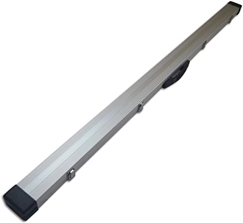 LPC Deluxe Aluminium Tournament Style 1 Piece Snooker Cue Case - Holds 2 Cues