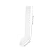 POPETPOP 1pair Athletic Compression Socks for Men and Women Breathable Stripe Tube Design Cushioned Support for Basketball Football and Outdoor Sports Comfortable Socks for Training and