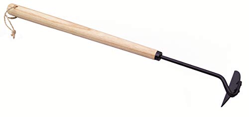 Preisvergleich Produktbild CALEIDO Hokkaido japanisches Gartenwerkzeug Sichel Handsichel Sichelhacke Unkrauthacke Hacke Fugenkratzer Rechen Federrechen Kultivator Gartenkralle Schaufel Pflanzgabel langarm (Sichelhacke 62 cm)