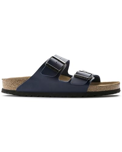 Image of Birkenstock Unisex Arizona Navy Birko-flor Sandals - 11-11.5 B(M) US Men