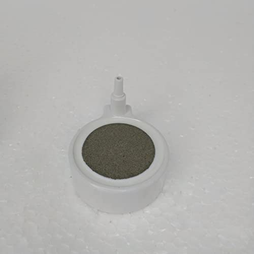 2 Inch White Round Air Stone Disc Bubble Diffuser for Aquarium Fish Tank Hydroponics Pump Carborundum Airstones
