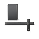 Philips(フィリップス) サウンドバー テレビ用 Bluetooth5.4搭載 スピーカー 240Wハイパワー Soundbar Dolby Digital plus DTS Virtual:X 立体音響技術 ワイヤレスサブウーファー付き リモコン付属 PC対応 ゲーム スピーカー テレビ/パソコン/スマホ HDMI TAB5309 (サブウーファー付き)