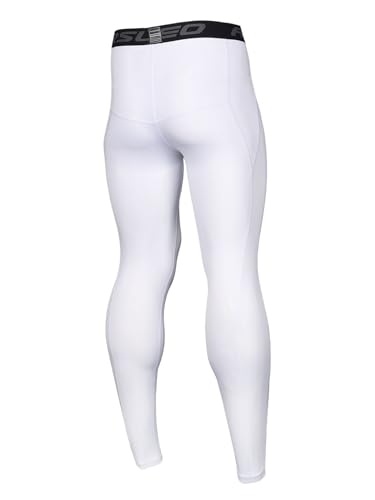 ARSUXEO Men's Compression Tights Running Pants Baselayer Legging K34