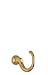Smedbo Loop Hook 1 1/8" Polished Brass (Pair)