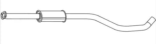 VEGAZ OS-457 Vorschalldämpfer Kompatibel mit OPEL ZAFIRA TOURER C P12 863016 863017 852650