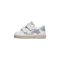 Falcotto Sneakers in Pelle e Tessuto, Bianco-Lilla 19