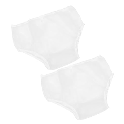 GOOHOCHY 2pcs Reusable Waterproof Diaper Covers for Elderly Leakproof Washable Comfortable Eva Material Adult Diaper Cover Pants