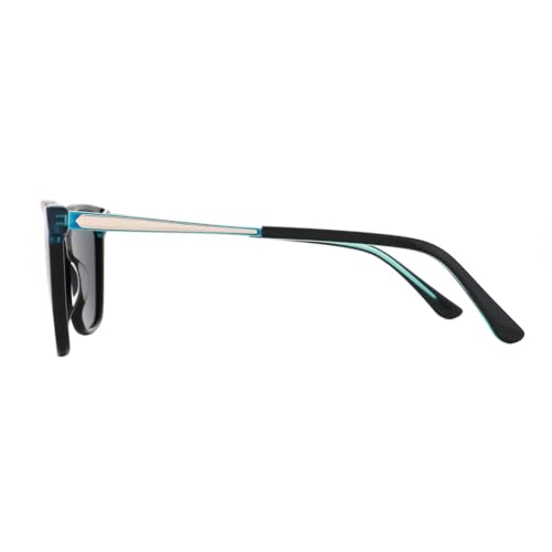 Gafas de Sol de Acetato de Moda para Mujer, Gafas de Sol cuadradas Retro con protección UV, Gafas de Sol Tipo Ojo de Gato
