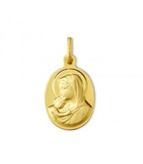 Médaille Or Vierge et l'Enfant Argyor le cadeau traditionnel de baptême