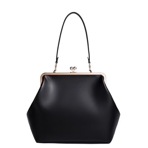 Sac à main vintage à clip rétro mode maroquinerie chic