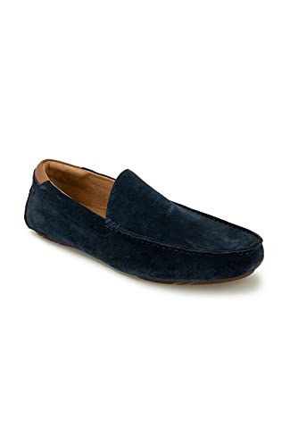Nyle Suede Driver Navy / 11.5