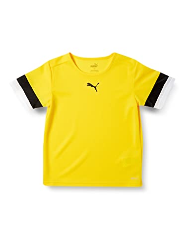 [プーマ] サッカー 吸水速乾 半袖 Tシャツ TEAMRISE ゲームシャツ JR 705140 キッズ 22年秋冬カラー サイバー イエロー ブラック ホワイト(07) 120