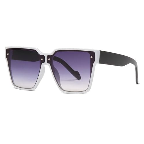 COTIA Retro Fashion Oversized Square Sunglasses Women Vintage Sun Glasses Men Rectangle Design Trending Rivets Punk Eyewear2