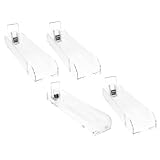 Veemoon 4 Stück Automatischer Zigarettenspender Transparenter Zigaretten ausstellungsständer mit Push funktion Robustes Einzelhandels displayregal für Tabakladen Langlebig Zufällige Farbe