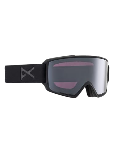 Anon M3 Goggles + Bonus Lens + MFI Face Mask, Frame: Smoke, Lens: Perceive Sunny Onyx