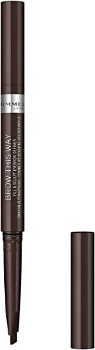 Rimmel London, Brow This Way Fill & Sculpt Eyebrow Definer, Dark Brown