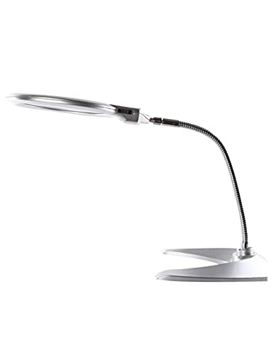Loupe avec lentille 10X/20X et éclairage LED pour la lecture