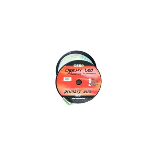 Deejay LED 500' 4-Conductor 16 Gauge Primary Stranded Cable for Accessory Hookup