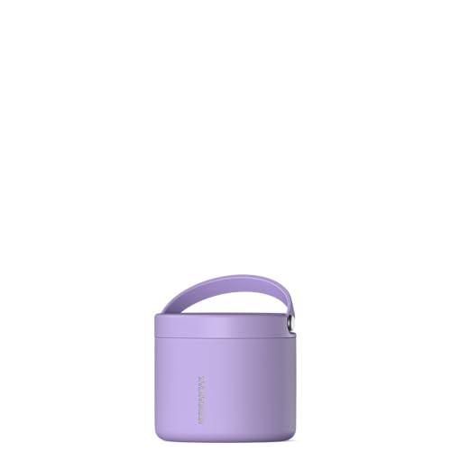 Image of Hydrapeak 18oz Stainless Steel Vacuum Insulated Food Jar for Hot Food and Cold Food, Wide Mouth Leak-Proof Soup Jar for Adults, 10 Hours Hot and 16 Hours Cold (Lavender)