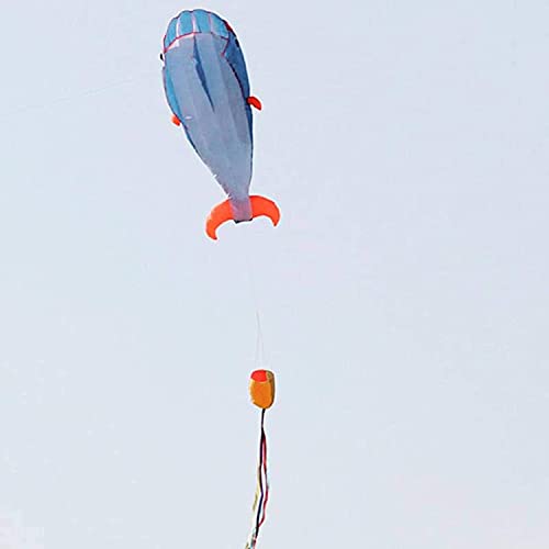 ZHZHUANG Riesiger Delphin-Drachen 3D, Leicht Zu Fliegen Und Große Drachen Zusammenbauen, Für Anfänger Outdoor-Spiel… – Bild 5