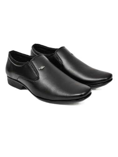 Image of Shoes for Men | Non Lace-Up Derby Shoes | Comfortable Stylish Dress Shoes for Office, Business Casual & Special Occasions